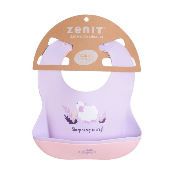 Baberos de Silicona Pack 2 Unidades