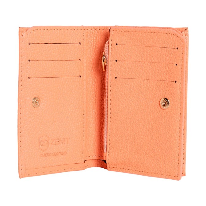 Billetera Corta Cuero Mujer Zenit Billetera Corta Cuero Mujer Zenit