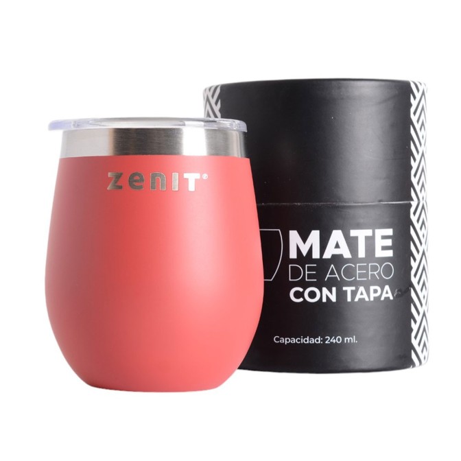 Mate Zenit de acero inoxidable con tapa Mate Zenit de acero inoxidable con tapa