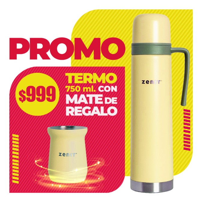 PROMO Termo 750 ml + Mate 160 ml