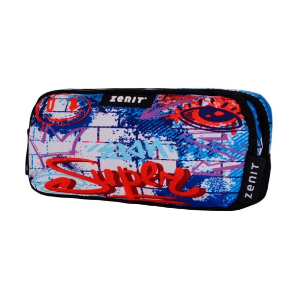 Cartuchera Doble Cierre Estampada