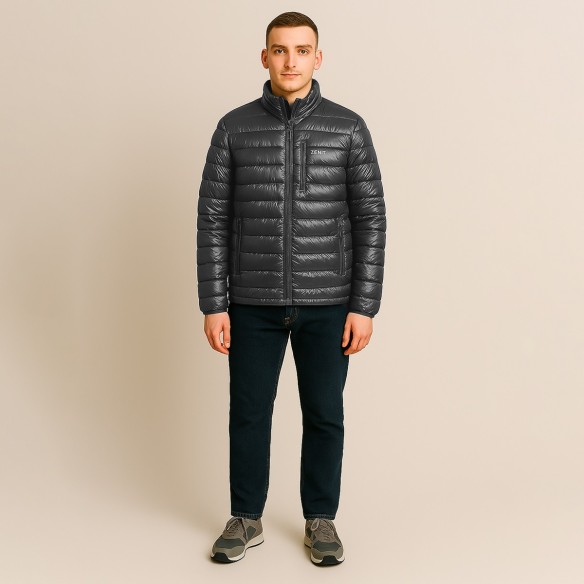 Campera Inflada Sin Capucha