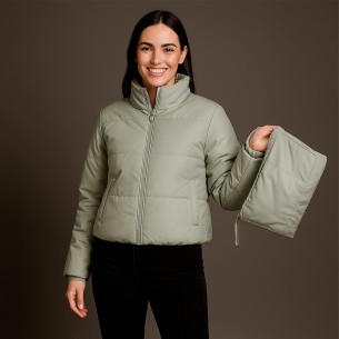 Campera Corta Opaca Mujer
