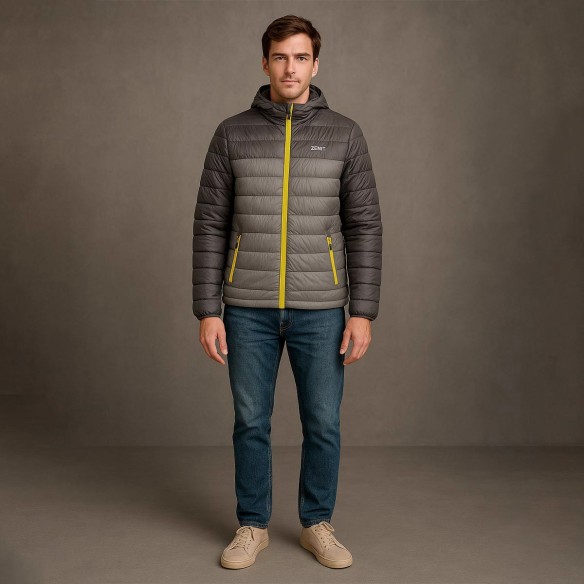 Campera Inflada Combinada