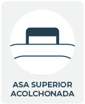 Acolchonada.