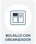 Con organizador.